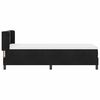 vidaXL Boxspringbett mit Matratze Schwarz 200 x 80 cm Samt