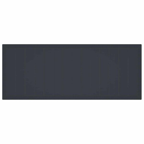 vidaXL Garten Essgruppe 9 pcs Anthrazit Polt Rattan