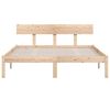 vidaXL Massivholzbett ohne Matratze 120x200 cm