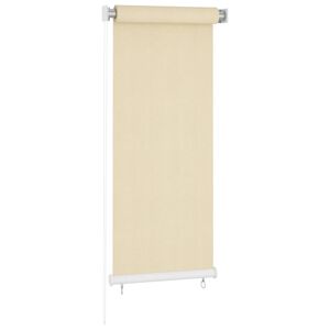 vidaXL Au&szlig;enrollo Creme 65 (B) x 140 (H) cm HDPE