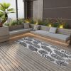vidaXL Outdoor-Teppich ARAKIL Schwarz 80x250 cm PP