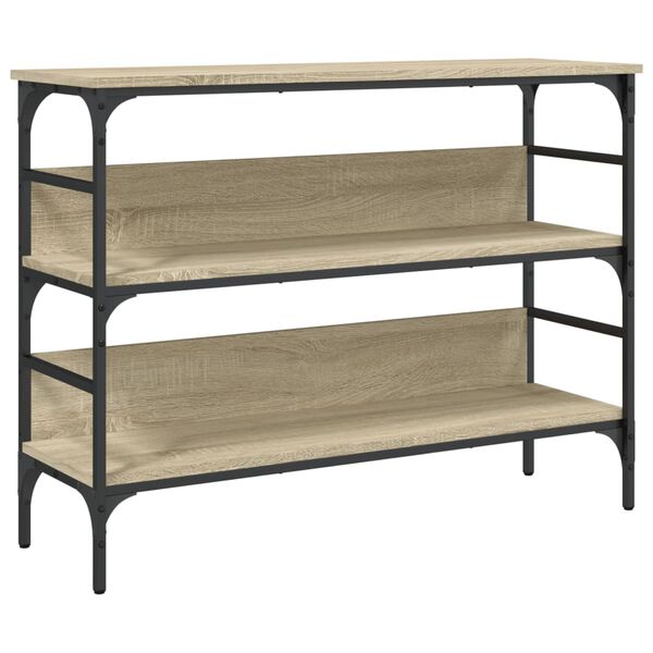 vidaXL Konsolentisch Sonoma-Eiche 100x32x75 cm Holzwerkstoff