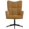 vidaXL Relaxsessel Braun Samt