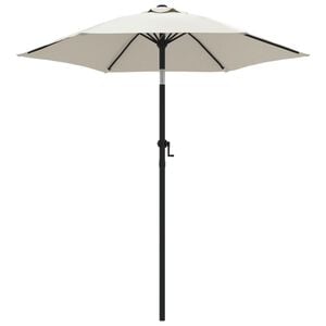 vidaXL Sonnenschirm Sandwei&szlig; 200 x 224 cm Aluminium