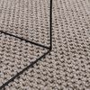 vidaXL Bereichsteppiche Rund LUGO Taupe &Oslash; 200 CM Polyester