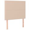 vidaXL Kopfteil Cappuccino 90x5x118/128 cm Kunstleder