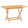 vidaXL 7-tlg. Garten-Essgruppe Massivholz Teak