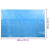 vidaXL Poolabdeckung Blau 400&times;200 cm PE