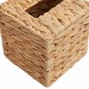 vidaXL Taschentuchboxdeckel 2 pcs Wasserhyazinthe 14,5 x 14,5 x 15 cm