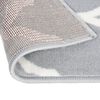 vidaXL Teppichl&auml;ufer BCF Grau und Wei&szlig; 100x350 cm