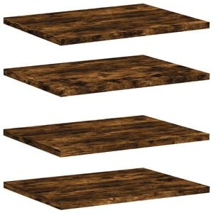 vidaXL Wandregale 4 Stk. R&auml;uchereiche 40x30x1,5 cm Holzwerkstoff