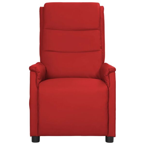 vidaXL Relaxsessel Weinrot Kunstleder