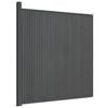 vidaXL Zaunelement Grau 173x186 cm WPC