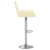 vidaXL Barhocker 2 Stk. Creme Stoff