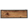 vidaXL Wandregal mit Regal Wandmontiert Altholz 65 x 20 x 60 cm