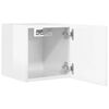 vidaXL TV-Wandschr&auml;nke 4 Stk. Hochglanz-Wei&szlig; 30,5x30x30 cm