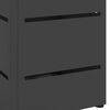 vidaXL Sonnenschirmhalter Schwarz 15,5 x 15,5 x 49 cm Metall