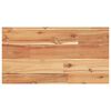 vidaXL Schweberegal 40x20x2 cm &Ouml;lbeschichtung Massivholz Akazie