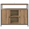 vidaXL Sideboard Artisan-Eiche 100 x 35 x 80 cm Holzwerkstoff