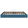 vidaXL Aufbewahrungsbett mit Matratze Dunkelblau 160 x 200 cm Samt