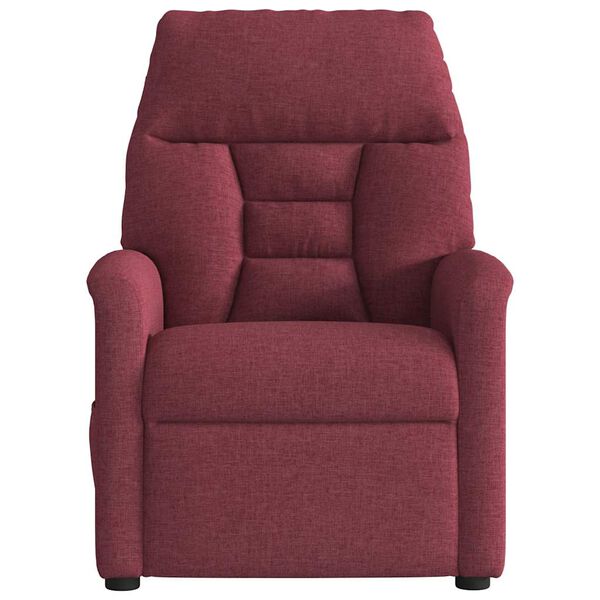 vidaXL Massagesessel Weinrot Stoff