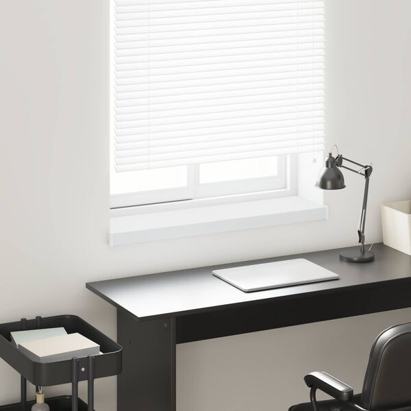 vidaXL Fensterbank Wei&szlig; 100 x 25 x 4,5 cm PVC
