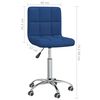 vidaXL Esszimmerstuhl Drehbar Blau Stoff