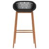 vidaXL 7-tlg. Bar-Set Schwarz