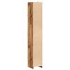 vidaXL Badschrank Altholz-Optik 30x30x183,5 cm Holzwerkstoff