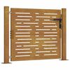 vidaXL Gartentor 100x75 cm Cortenstahl Quadratisches Design