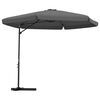 vidaXL Sonnenschirm mit Stahlmast 300 cm Anthrazit