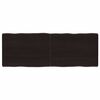 vidaXL Tischplatte 140x50x(2-6) cm Massivholz Behandelt Baumkante