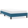 vidaXL Bettgestell ohne Matratze Dunkelblau 80x210 cm Samt