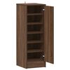 vidaXL Schuhregal Braun Eichen-Optik 32x35x92 cm Holzwerkstoff