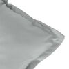 vidaXL Hochlehner-Auflagen 6 Stk. Melange Hellgrau 120x50x7 cm Stoff