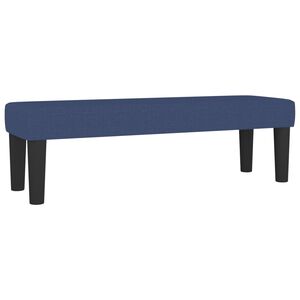 vidaXL Sitzbank Blau 100x30x30 cm Stoff