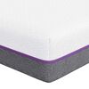 vidaXL Matratze Wei&szlig; und Grau 200 x 200 cm Jacquard-Stoff