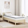 vidaXL Matratze Wei&szlig; und Grau 70 x 200 cm Bonell Feder