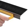 vidaXL Selbstklebende T&uuml;rb&uuml;rstendichtungen 2 pcs Braun 100 cm