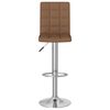 vidaXL Barhocker 2 Stk. Braun Stoff