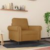 vidaXL Sessel Braun 60 cm Samt