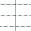 vidaXL Eurozaun Gr&uuml;n 0,4 x 10 m PVC-beschichtetes Eisen