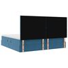 vidaXL Aufbewahrungsbett mit Matratze Dunkelblau 200 x 200 cm Samt