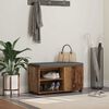 vidaXL Flurbank mit Kissen Uni Altholz 80 x 38 x 46 cm