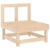 vidaXL 10-tlg. Garten-Lounge-Set Massivholz Kiefer