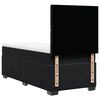 vidaXL Boxspringbett mit Matratze Schwarz 90x200 cm Samt