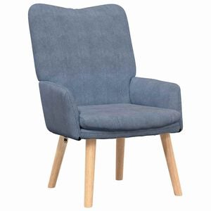 vidaXL Sessel Blau 63 x 67 x 94 cm Stoff