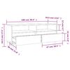 vidaXL TV-Schrank Grau Sonoma 100x34,5x44,5 cm Holzwerkstoff