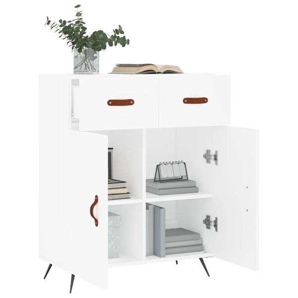 vidaXL Sideboard Wei&szlig; 69,5x34x90 cm Holzwerkstoff