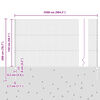 vidaXL Zaun mit Pfosten Silber 1,5 x 25 m Stahl